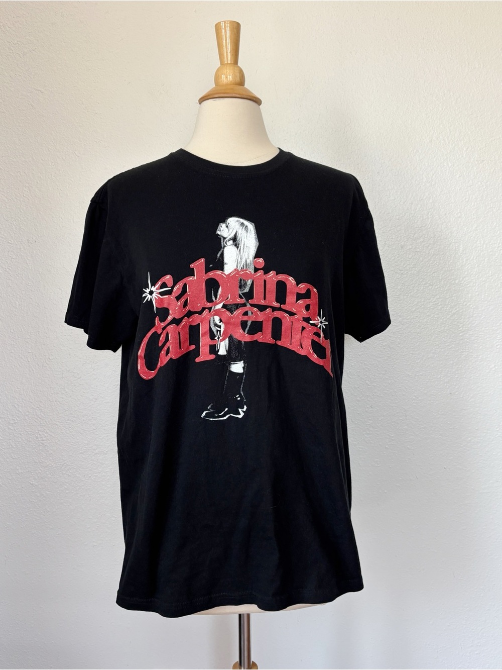 Sabrina Carpenter Black Short Sleeve Tee